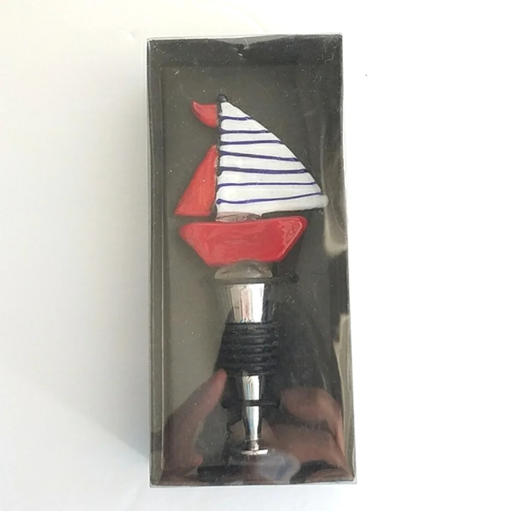 Sailboat Wine Bottle Stopper